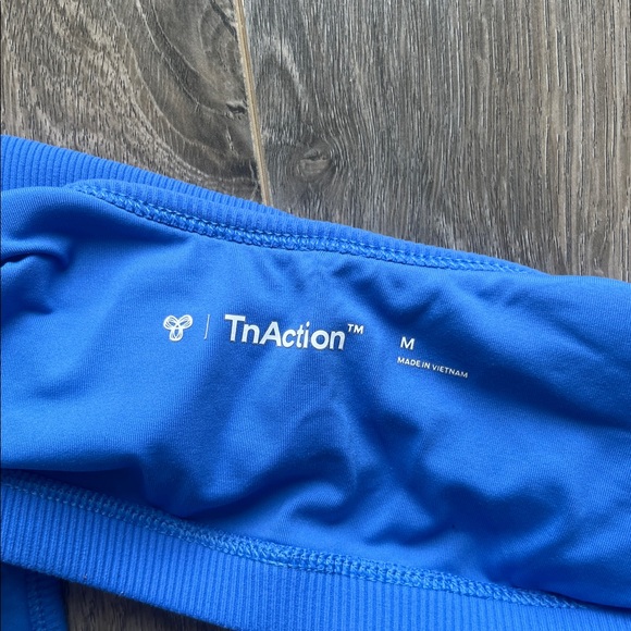 TNA Blue Ribbed Sports Bra - Picture 5 of 5